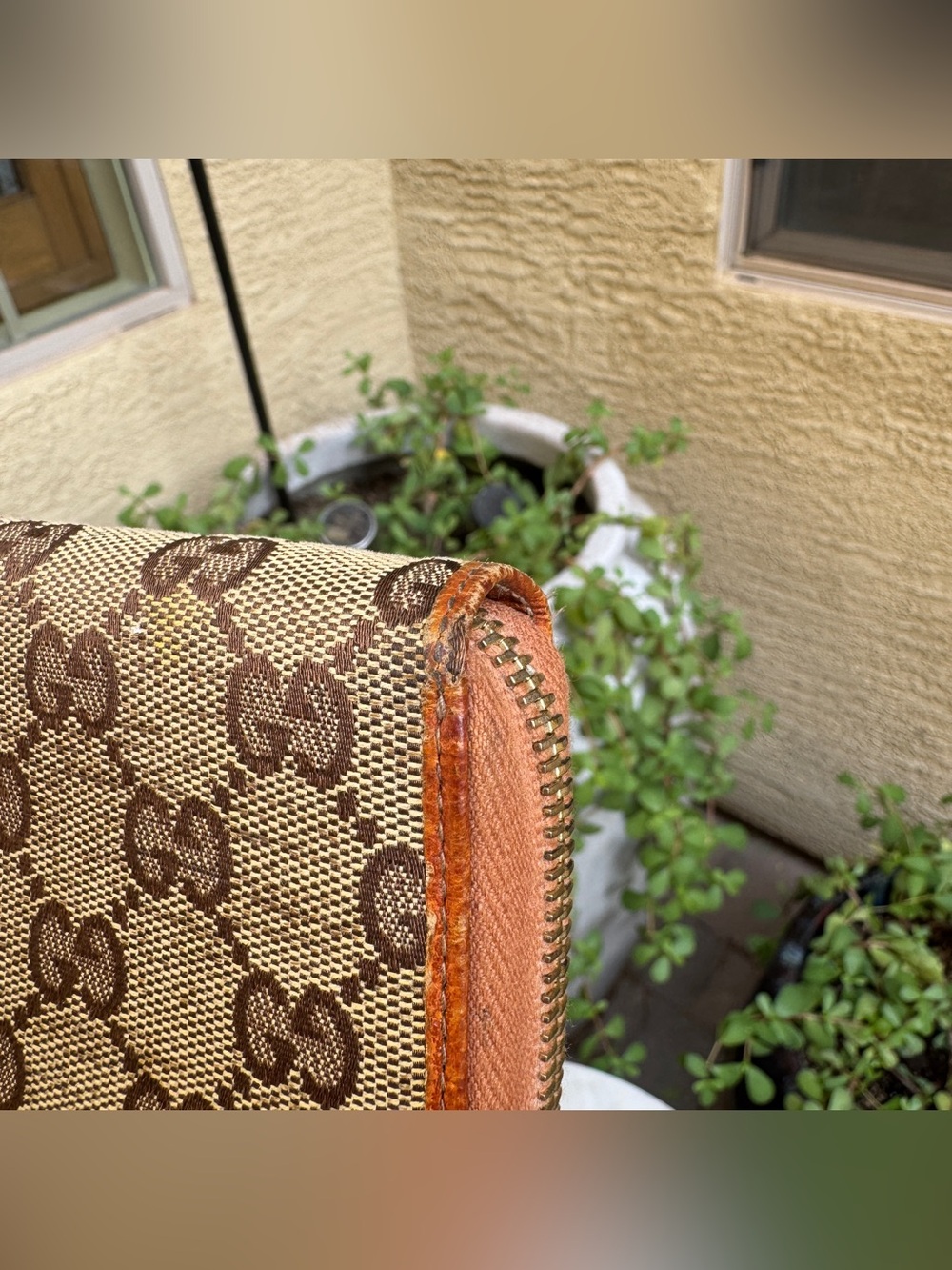 SOLD Gucci GG Canvas Long Zippy Wallet - Picture 12 of 15